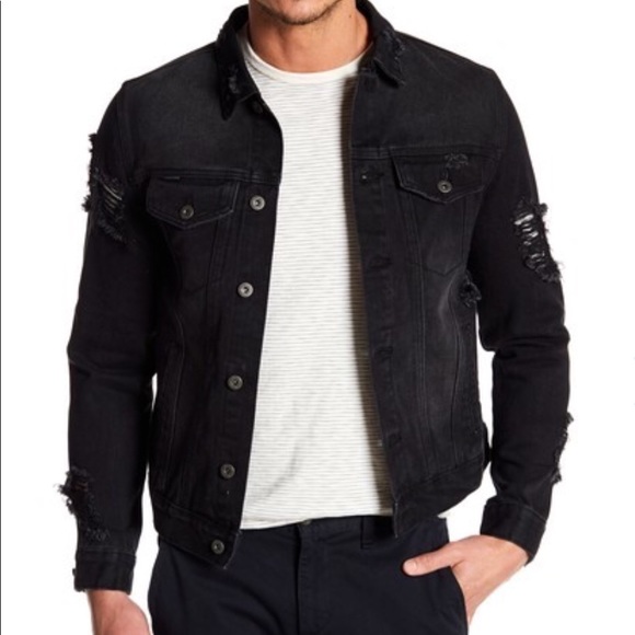 Distressed Denim Jacket 